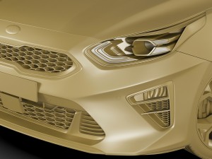 kia ceed 2019 3D 모델