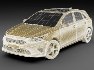 kia ceed 2019 3D 모델