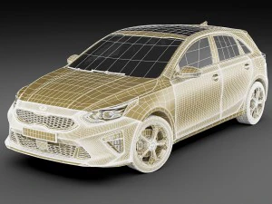 kia ceed 2019 3D Model