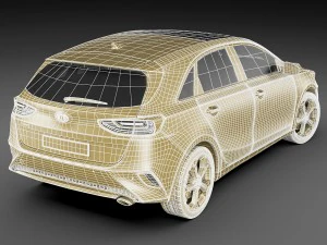 kia ceed 2019 3D Model