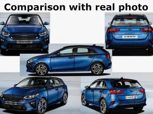 kia ceed 2019 3D Model