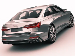 audi a6 2019 s-line 3D Model