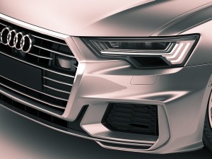 audi a6 2019 s-line 3D मॉडल