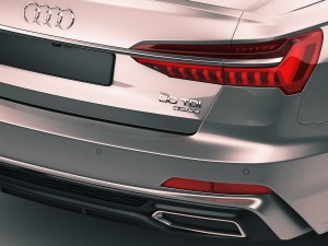 audi a6 2019 s-line 3D मॉडल