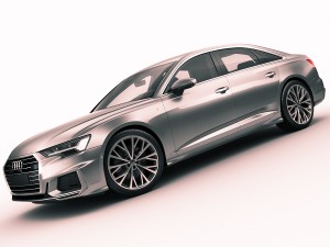 audi a6 2019 s-line 3D मॉडल