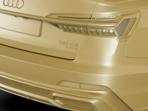 audi a6 2019 s-line 3D मॉडल