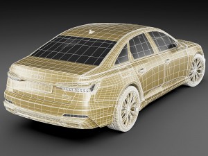 audi a6 2019 s-line 3D मॉडल
