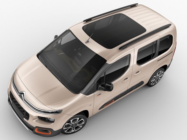 citroen berlingo xtr 2019 3D-Modell in Van und Minivan 3DExport