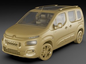 citroen berlingo xtr 2019 3D Model
