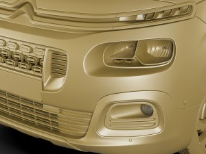 citroen berlingo xtr 2019 3D Model