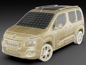 citroen berlingo xtr 2019 3D Model