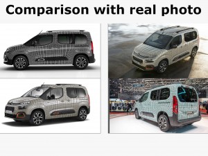 citroen berlingo xtr 2019 3D Model