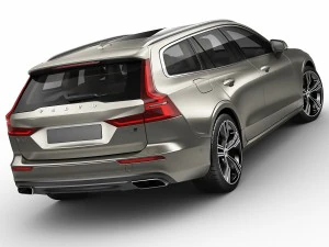 volvo v60 2019 3D Model