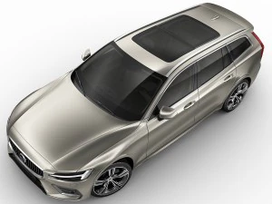 volvo v60 2019 3D Model