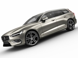 volvo v60 2019 Model 3D
