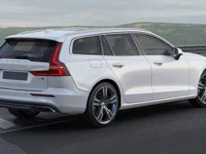volvo v60 2019 3D Model