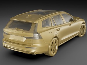 volvo v60 2019 Model 3D