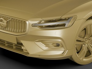 volvo v60 2019 Model 3D