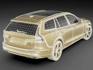volvo v60 2019 3D Model
