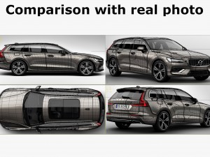 volvo v60 2019 Model 3D