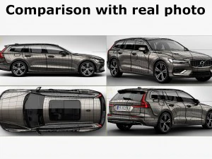 volvo v60 2019 3D Model