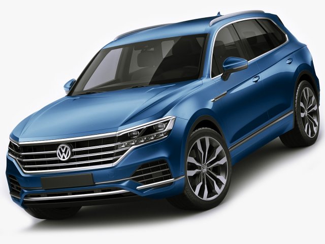 volkswagen touareg 2019 3D 模型 .c4d .max .obj .3ds .fbx .stl .blend 