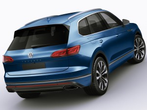 volkswagen touareg 2019 3D 模型