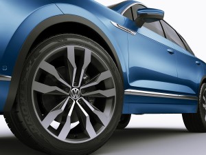 volkswagen touareg 2019 3D 模型