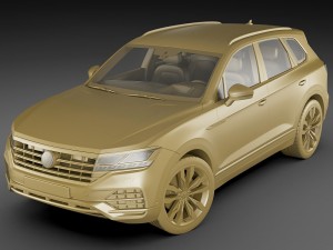 volkswagen touareg 2019 3D 模型