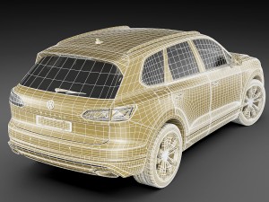 volkswagen touareg 2019 3D 模型