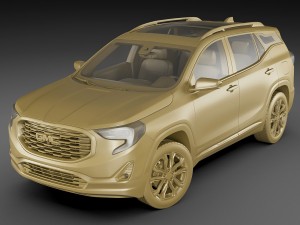 gmc terrain denali 2018 Modelo 3D