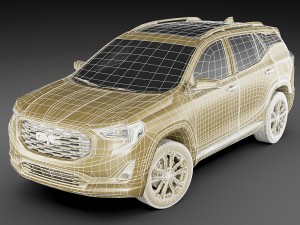 gmc terrain denali 2018 Modelo 3D