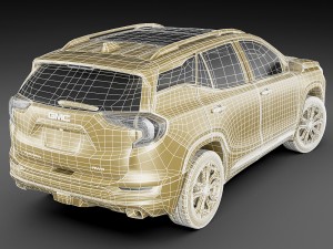 gmc terrain denali 2018 Modelo 3D