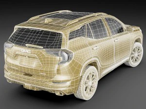 gmc terrain denali 2018 3D Model