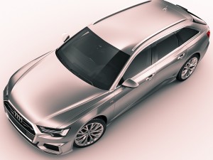 audi a6 avant 2019 s-line 3Dモデル