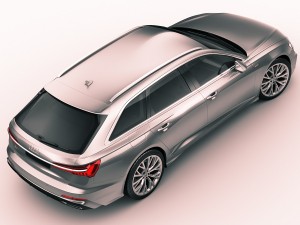 audi a6 avant 2019 s-line 3Dモデル