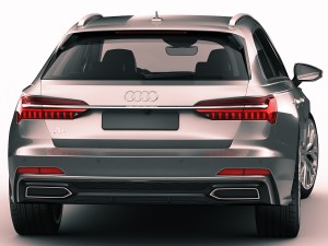 audi a6 avant 2019 s-line 3Dモデル