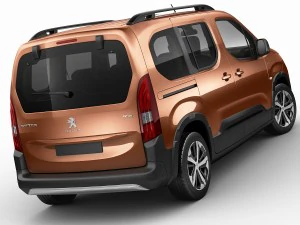 peugeot rifter 2019 3D Model