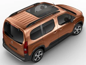 peugeot rifter 2019 3D Model