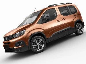 peugeot rifter 2019 3D Model