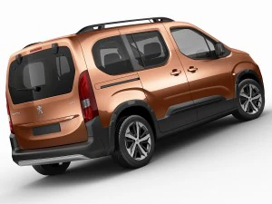 peugeot rifter 2019 3D Model
