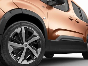 peugeot rifter 2019 3D Model
