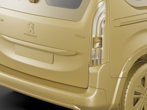 peugeot rifter 2019 Modello 3D