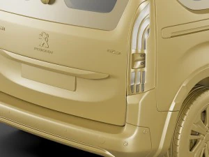 peugeot rifter 2019 3D Model