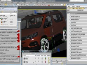 peugeot rifter 2019 3D Model