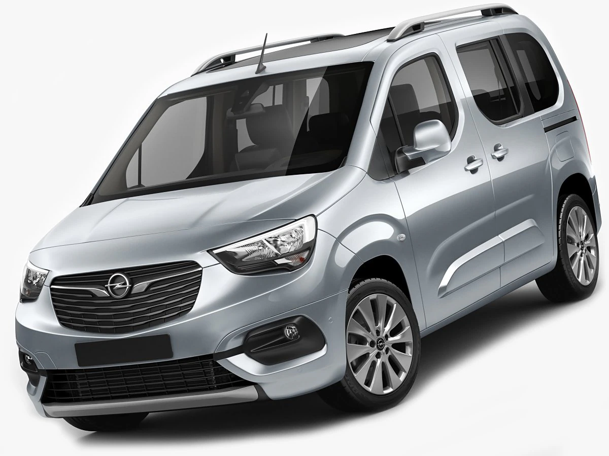 opel combo life 3D Model .c4d .max .obj .3ds .fbx .stl .blend
