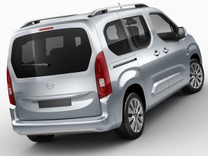 opel combo life 3Dモデル