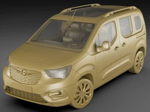 opel combo life 3D Model