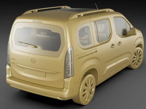 opel combo life 3D Model