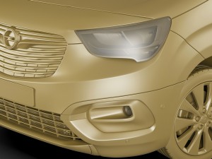 opel combo life 3Dモデル